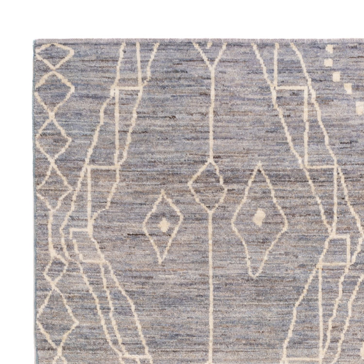 Berber Rug - 198 x 156 cm - sea blue