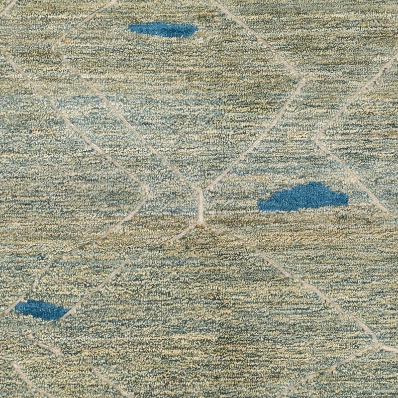 Berber Rug - 199 x 160 cm - light green