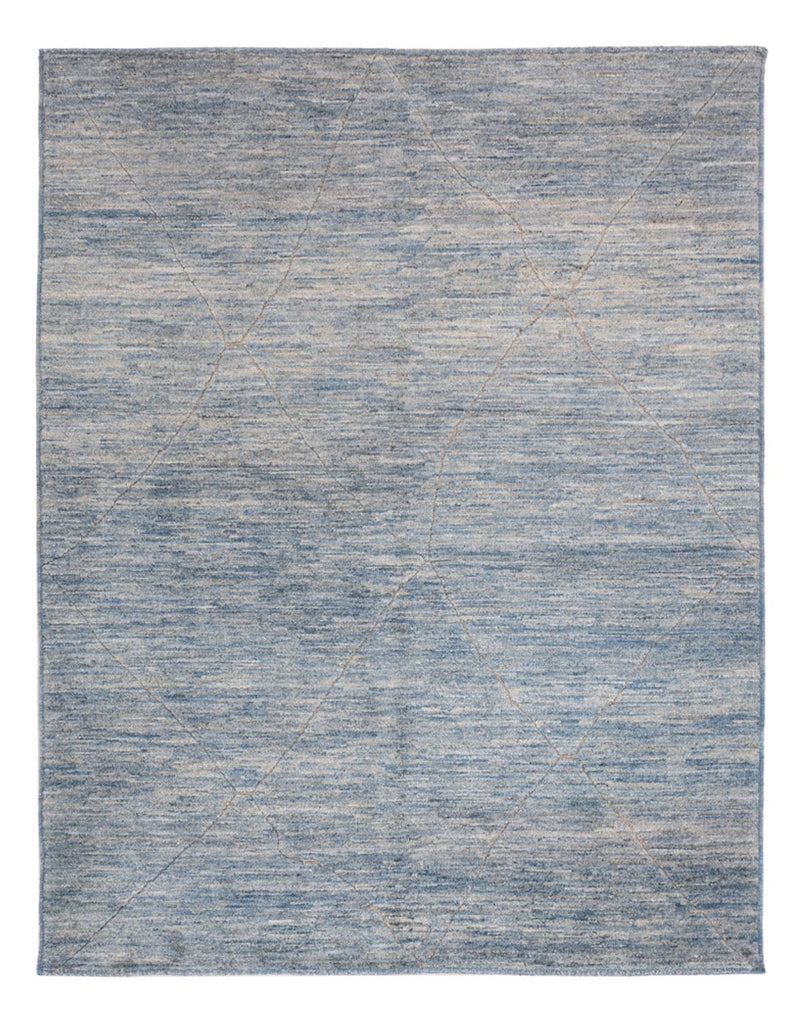 Berber Rug - 196 x 154 cm - sea blue
