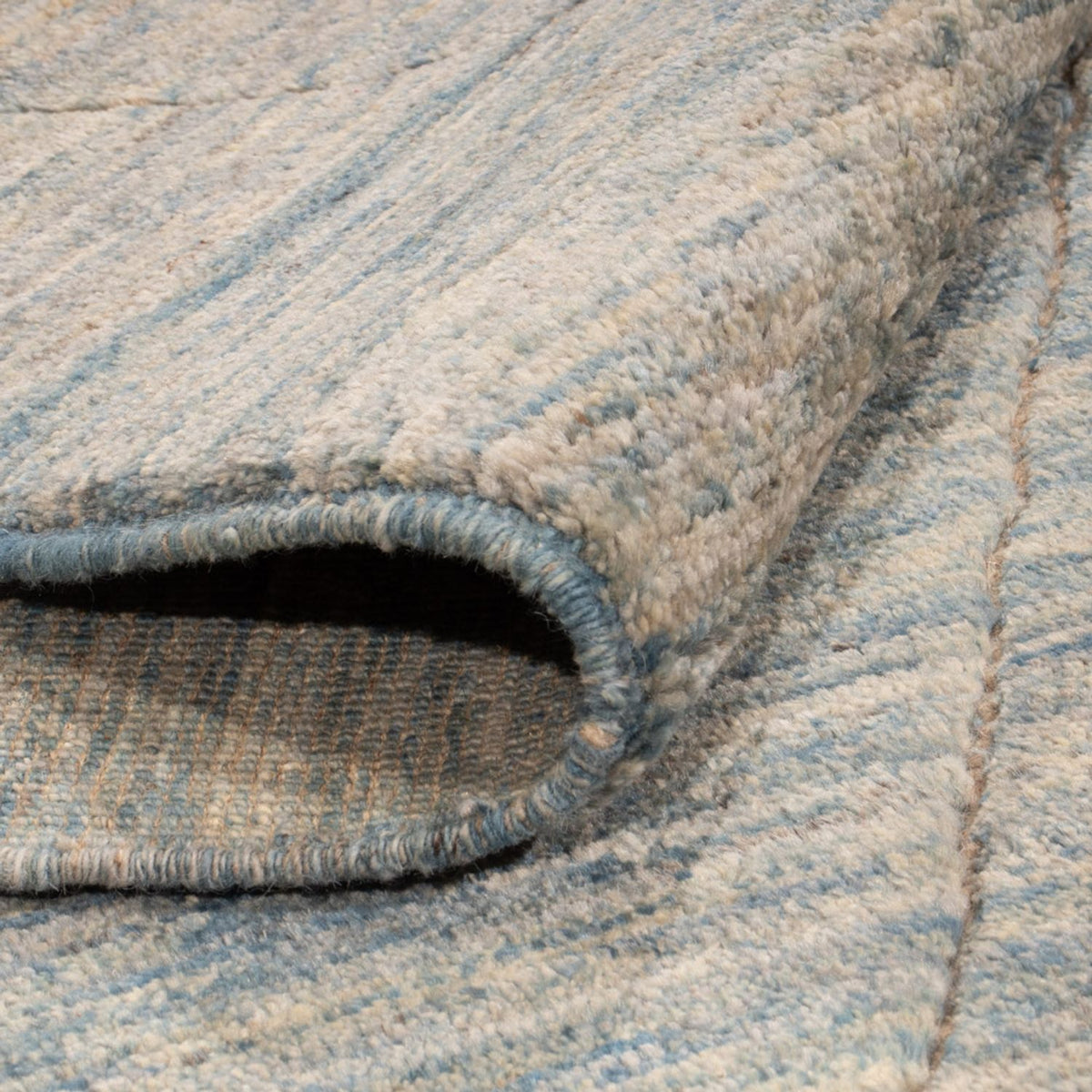 Berber Rug - 196 x 154 cm - sea blue