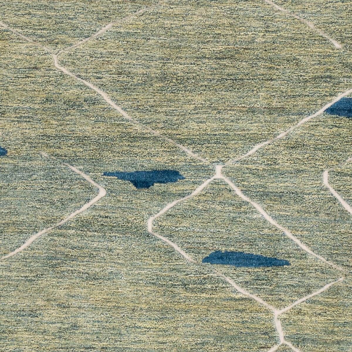 Berber Rug - 300 x 256 cm - light green