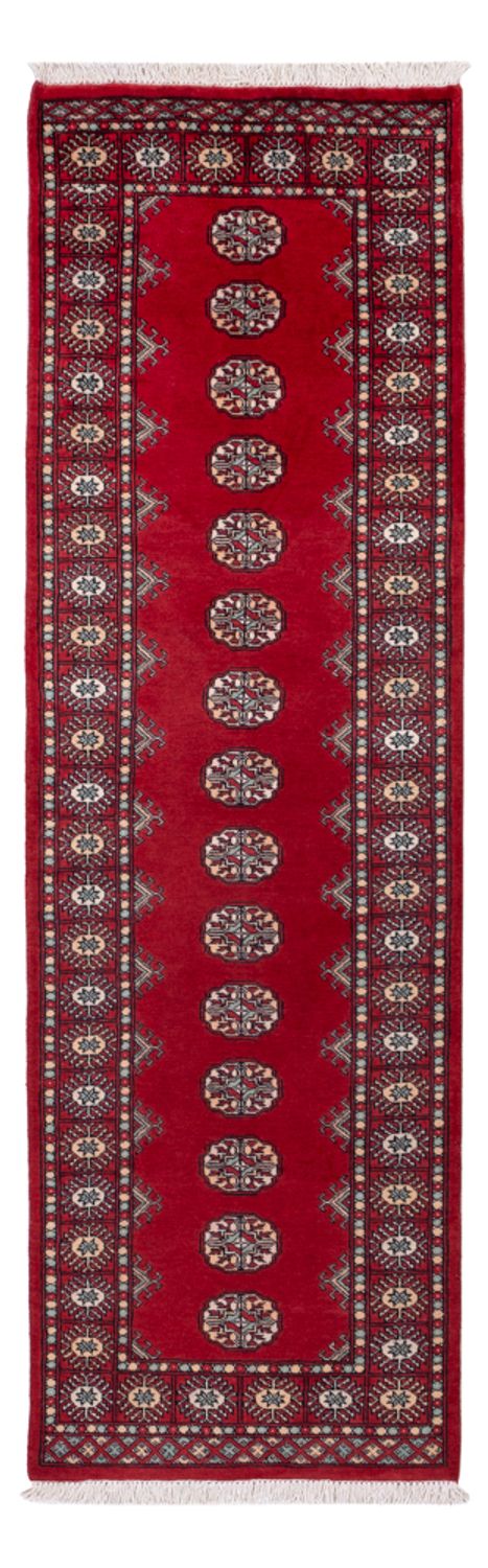 Runner Pakistani Rug - 255 x 77 cm - red