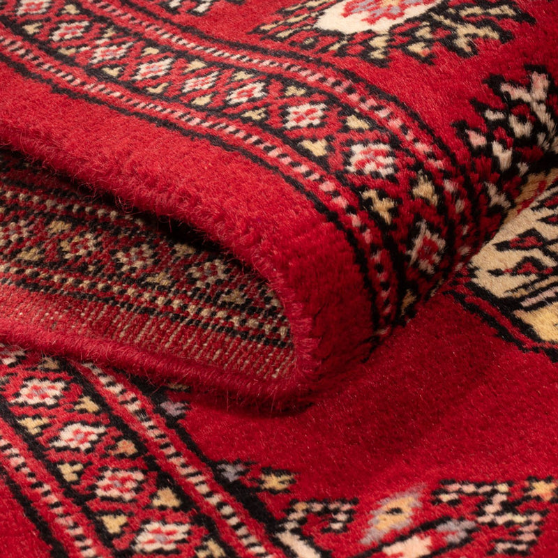 Runner Pakistani Rug - 246 x 77 cm - red