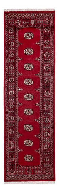 Runner Pakistani Rug - 257 x 75 cm - red