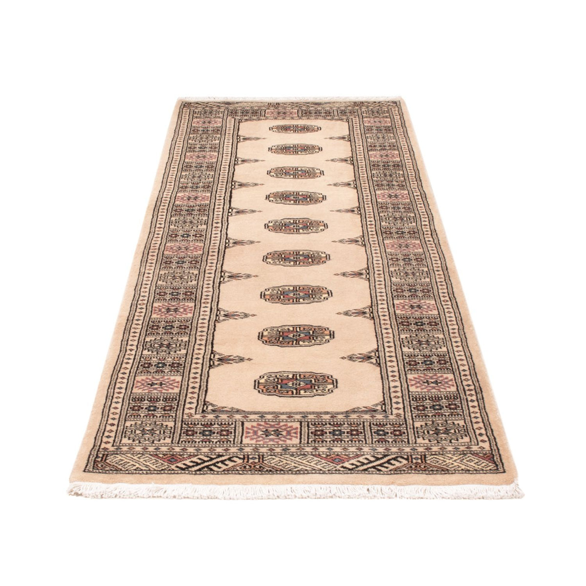 Runner Pakistani Rug - 234 x 76 cm - beige