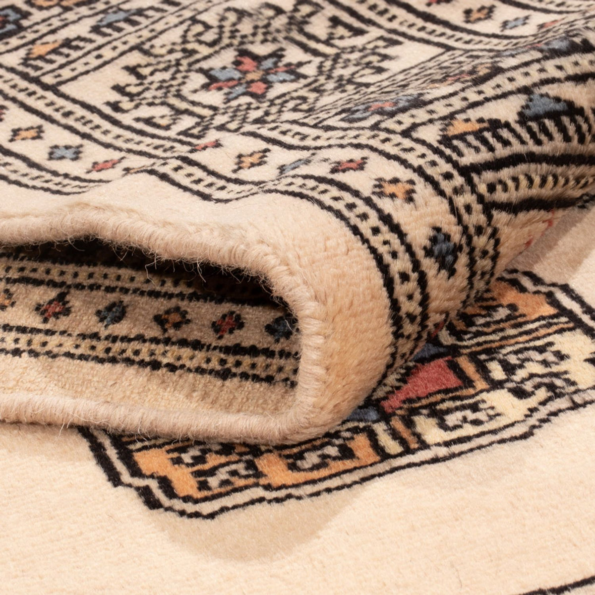 Runner Pakistani Rug - 249 x 77 cm - beige