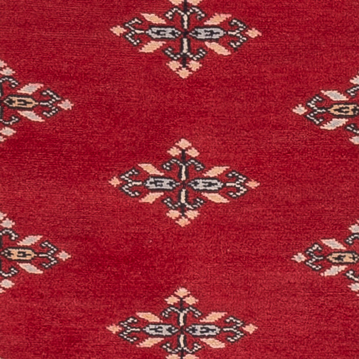 Runner Pakistani Rug - 241 x 77 cm - red
