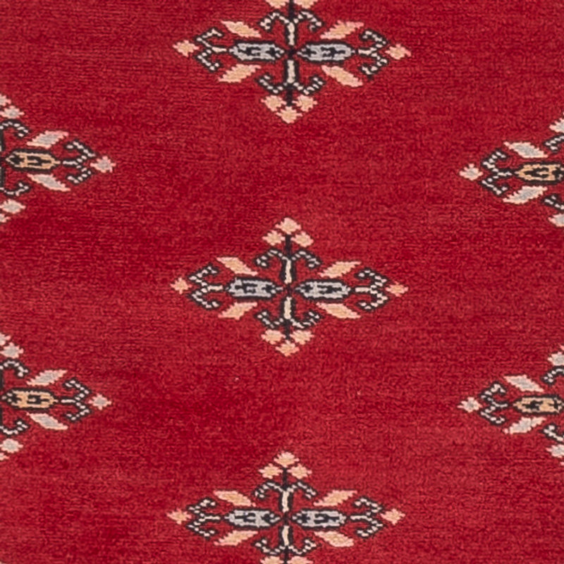 Runner Pakistani Rug - 241 x 77 cm - red