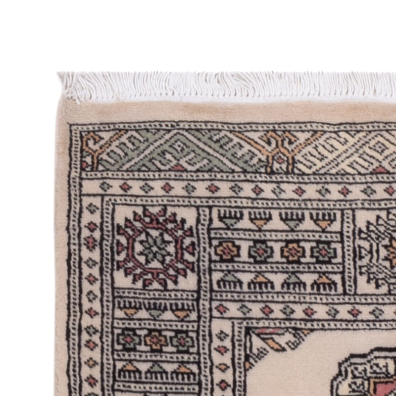 Runner Pakistani Rug - 254 x 77 cm - beige