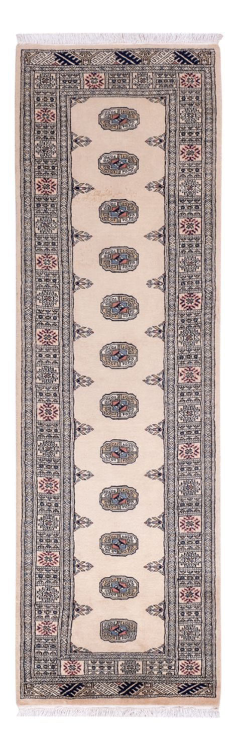 Runner Pakistani Rug - 253 x 79 cm - beige
