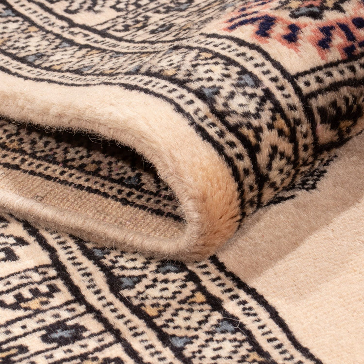 Runner Pakistani Rug - 253 x 79 cm - beige