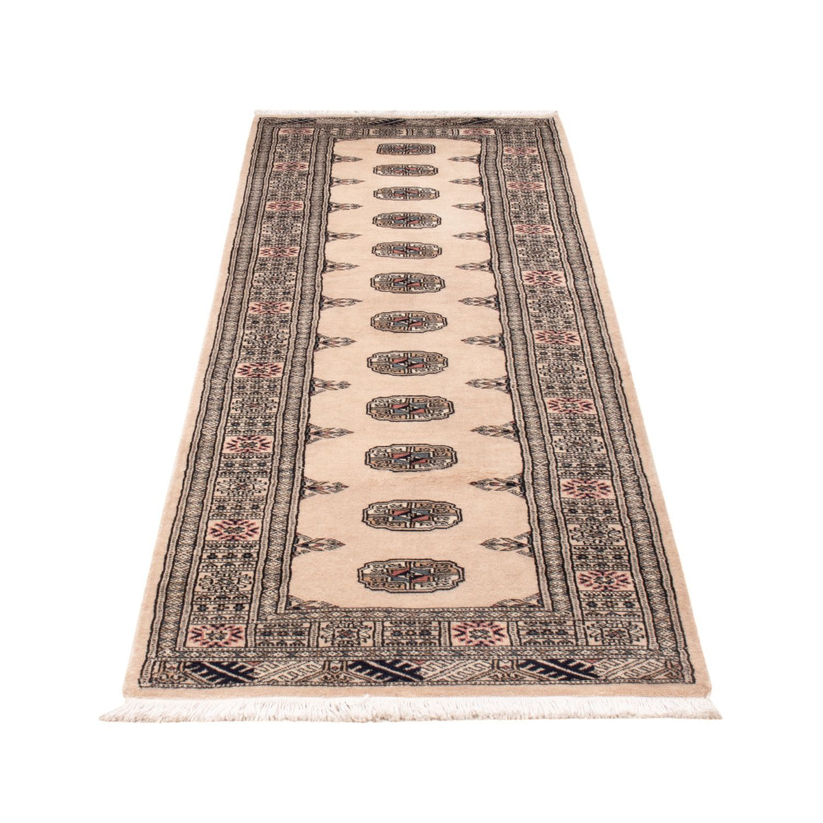 Runner Pakistani Rug - 253 x 79 cm - beige