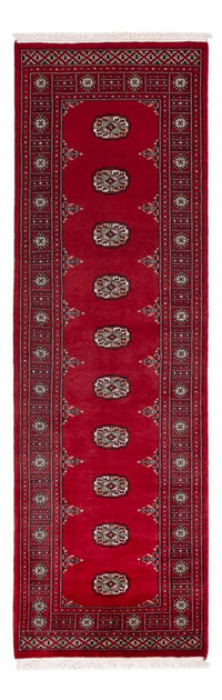 Runner Pakistani Rug - 242 x 76 cm - red