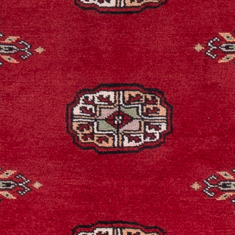 Runner Pakistani Rug - 242 x 76 cm - red