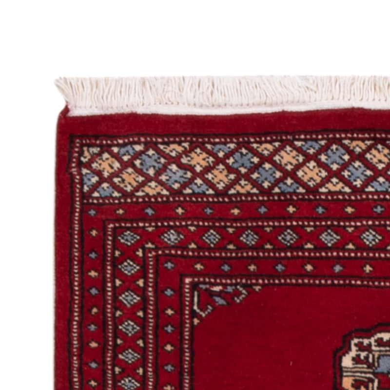 Runner Pakistani Rug - 262 x 77 cm - red