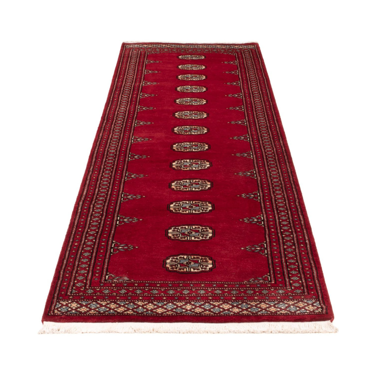 Runner Pakistani Rug - 262 x 77 cm - red