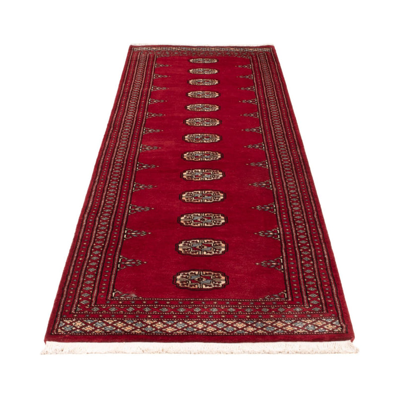 Runner Pakistani Rug - 262 x 77 cm - red