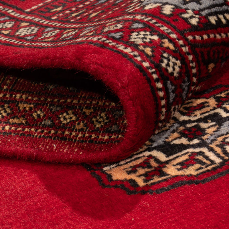 Runner Pakistani Rug - 247 x 77 cm - red