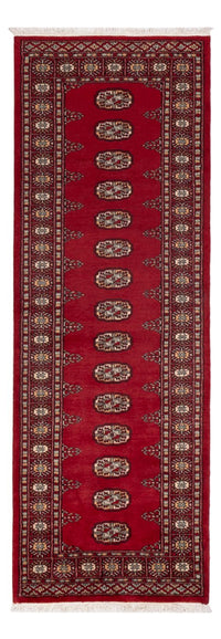 Runner Pakistani Rug - 235 x 79 cm - red
