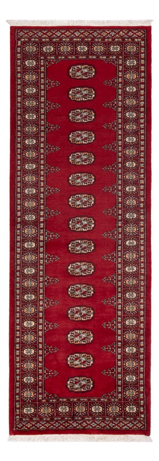Runner Pakistani Rug - 235 x 79 cm - red