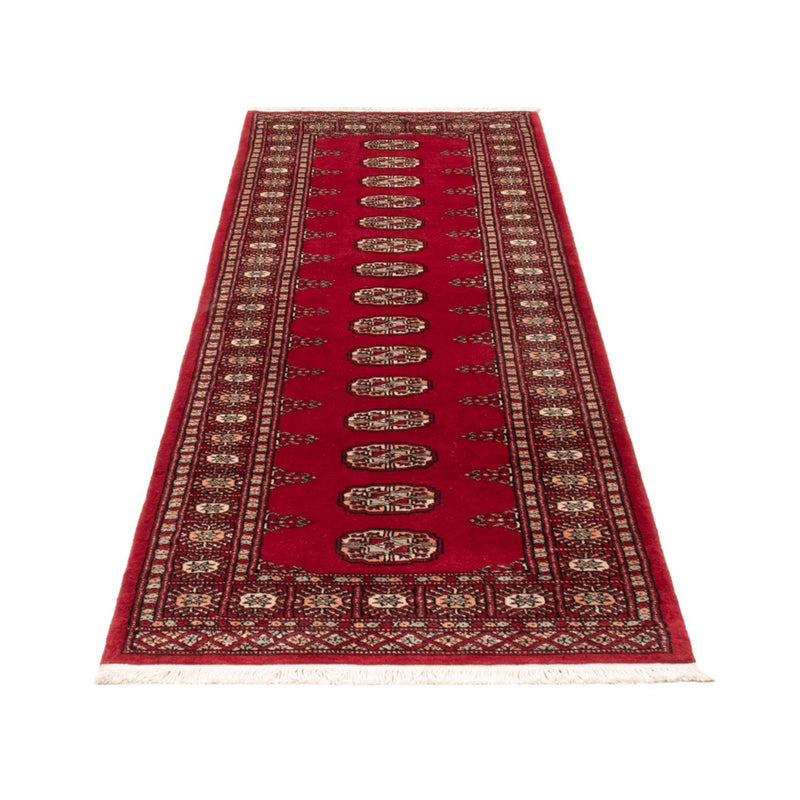 Runner Pakistani Rug - 235 x 79 cm - red