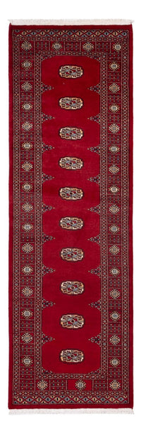 Runner Pakistani Rug - 247 x 79 cm - red