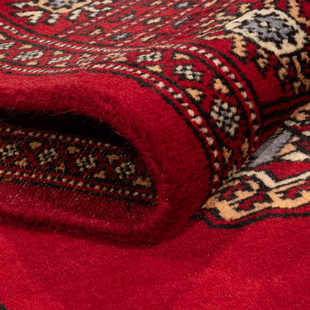 Runner Pakistani Rug - 247 x 79 cm - red