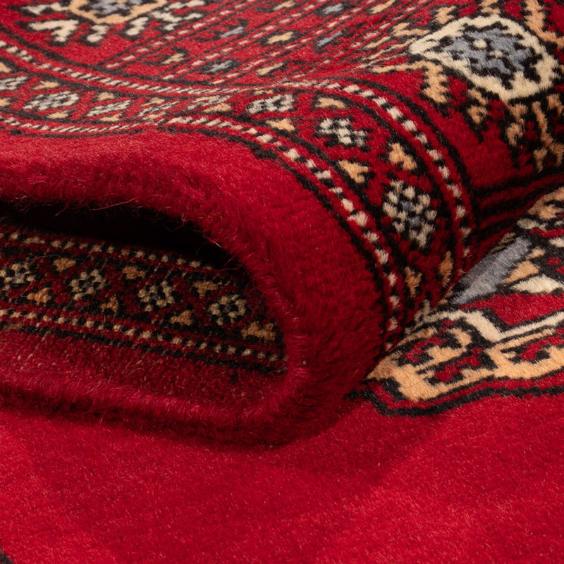 Runner Pakistani Rug - 247 x 79 cm - red