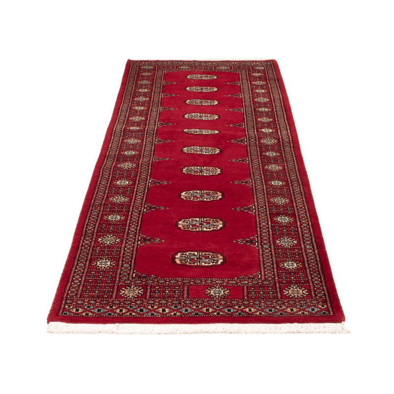 Runner Pakistani Rug - 247 x 79 cm - red