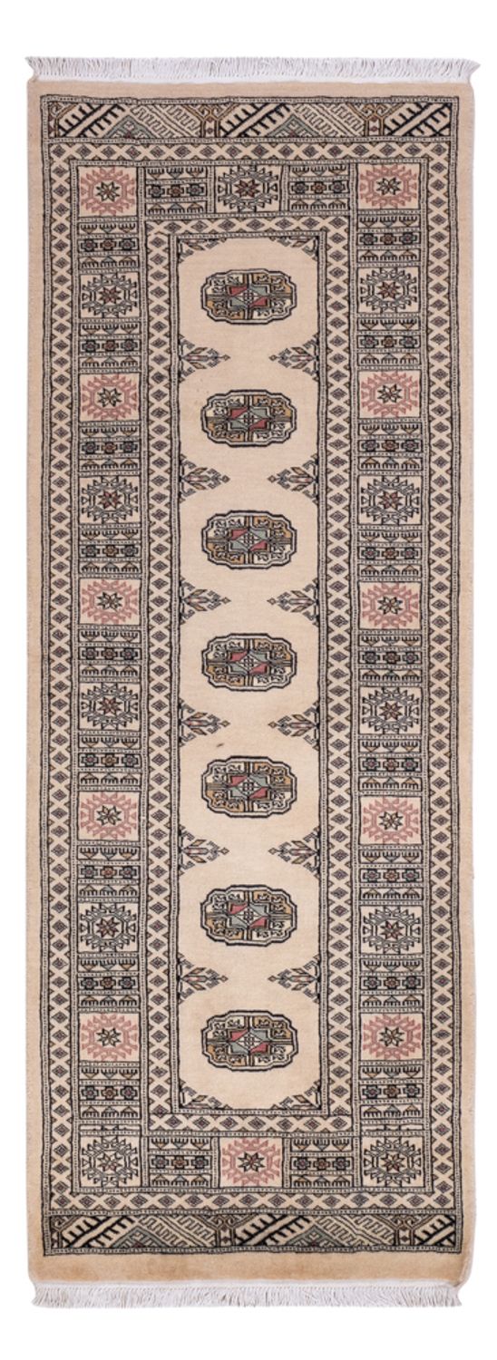 Runner Pakistani Rug - 206 x 77 cm - beige