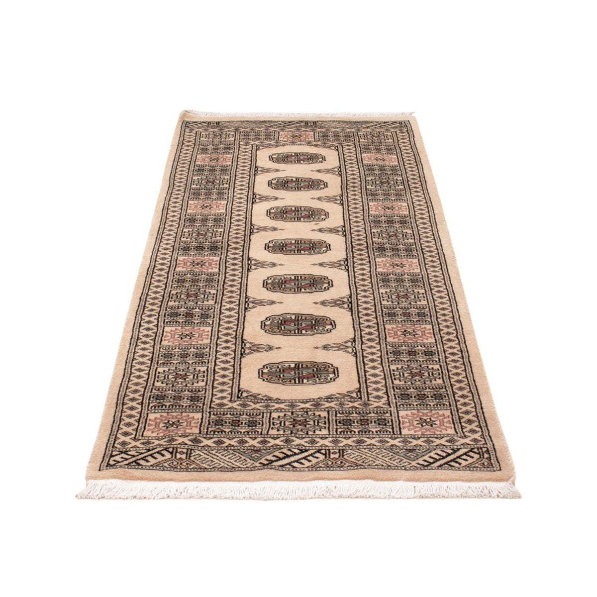 Runner Pakistani Rug - 206 x 77 cm - beige