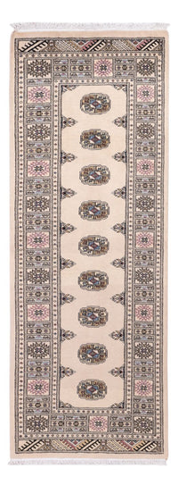 Runner Pakistani Rug - 206 x 75 cm - beige