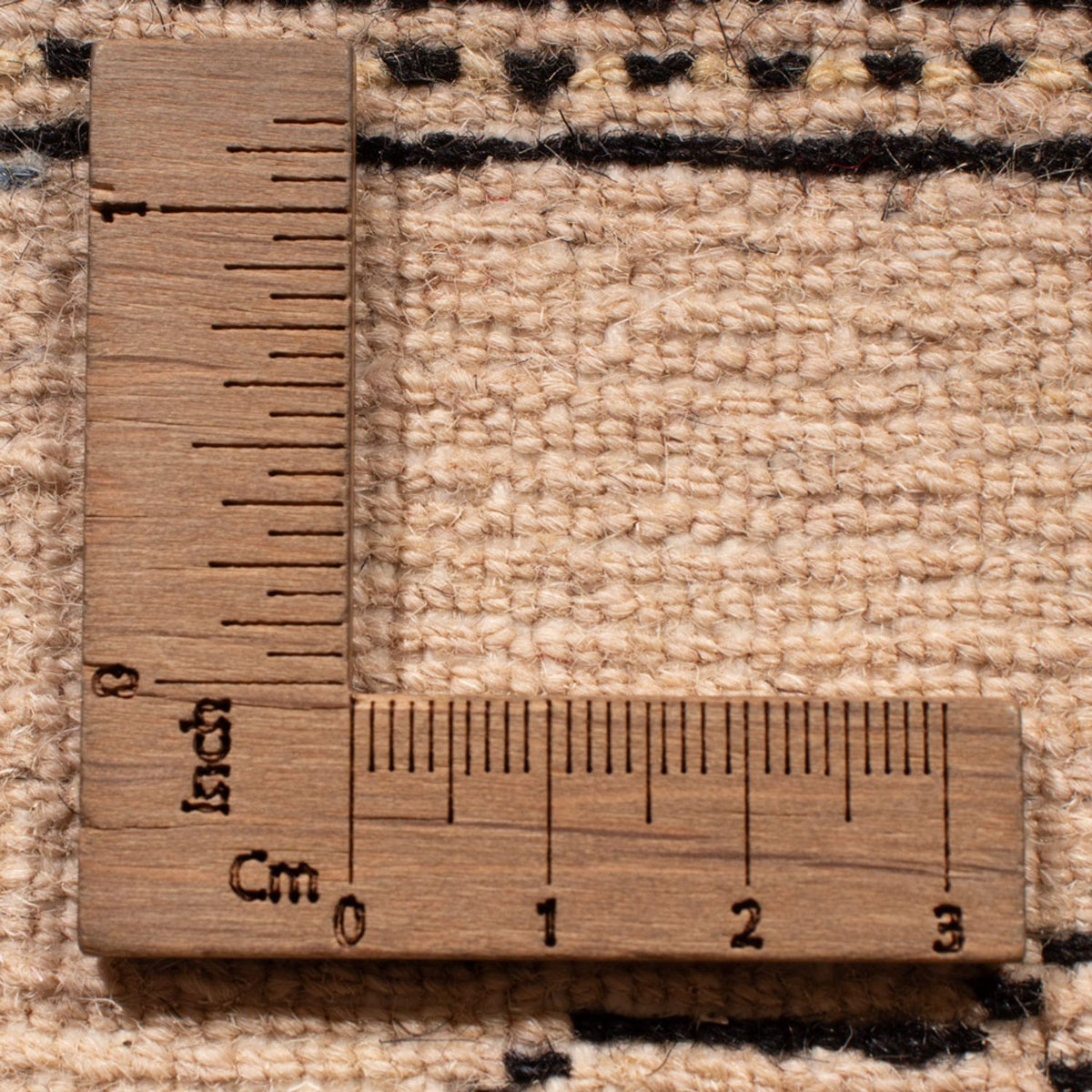 Runner Pakistani Rug - 206 x 75 cm - beige