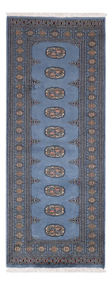 Runner Pakistani Rug - 196 x 77 cm - blue