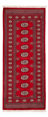 Runner Pakistani Rug - 183 x 78 cm - red