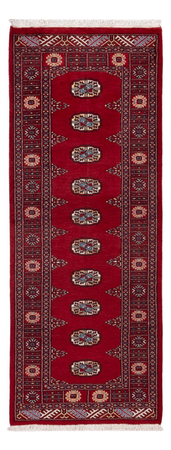 Runner Pakistani Rug - 200 x 79 cm - red