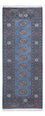 Runner Pakistani Rug - 199 x 80 cm - blue