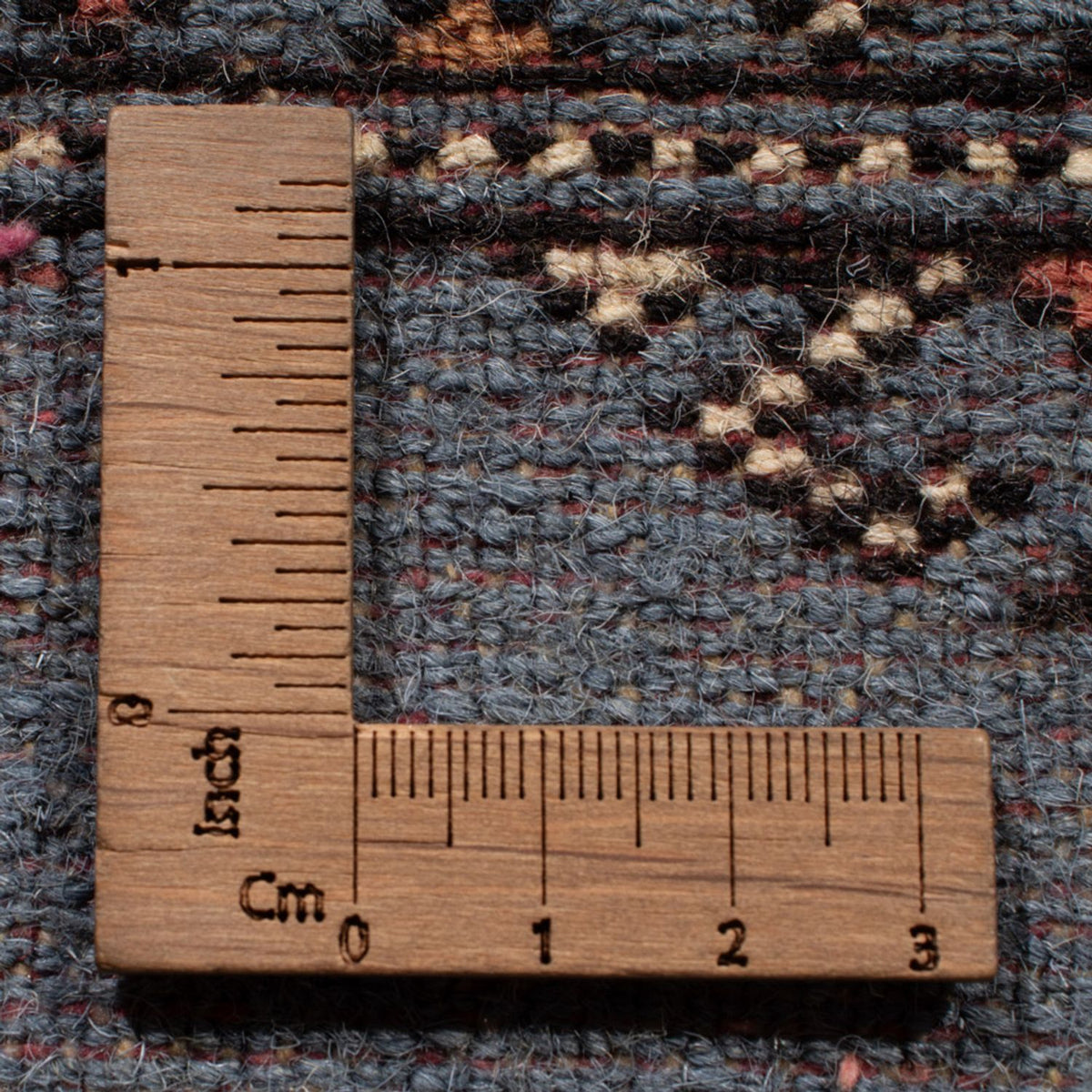 Runner Pakistani Rug - 199 x 80 cm - blue