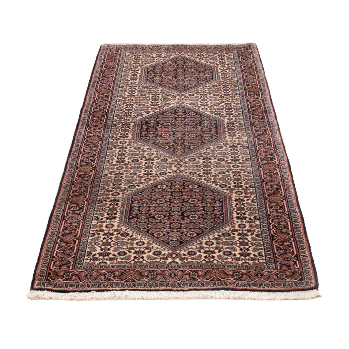 Runner Perser Rug - Bidjar - 210 x 77 cm - dark brown