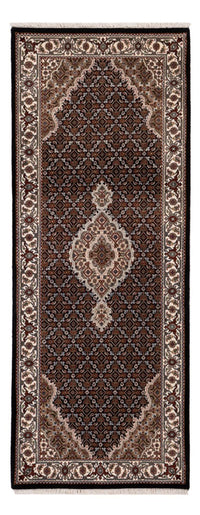 Runner Oriental Rug - Tabriz - 204 x 80 cm - dark beige