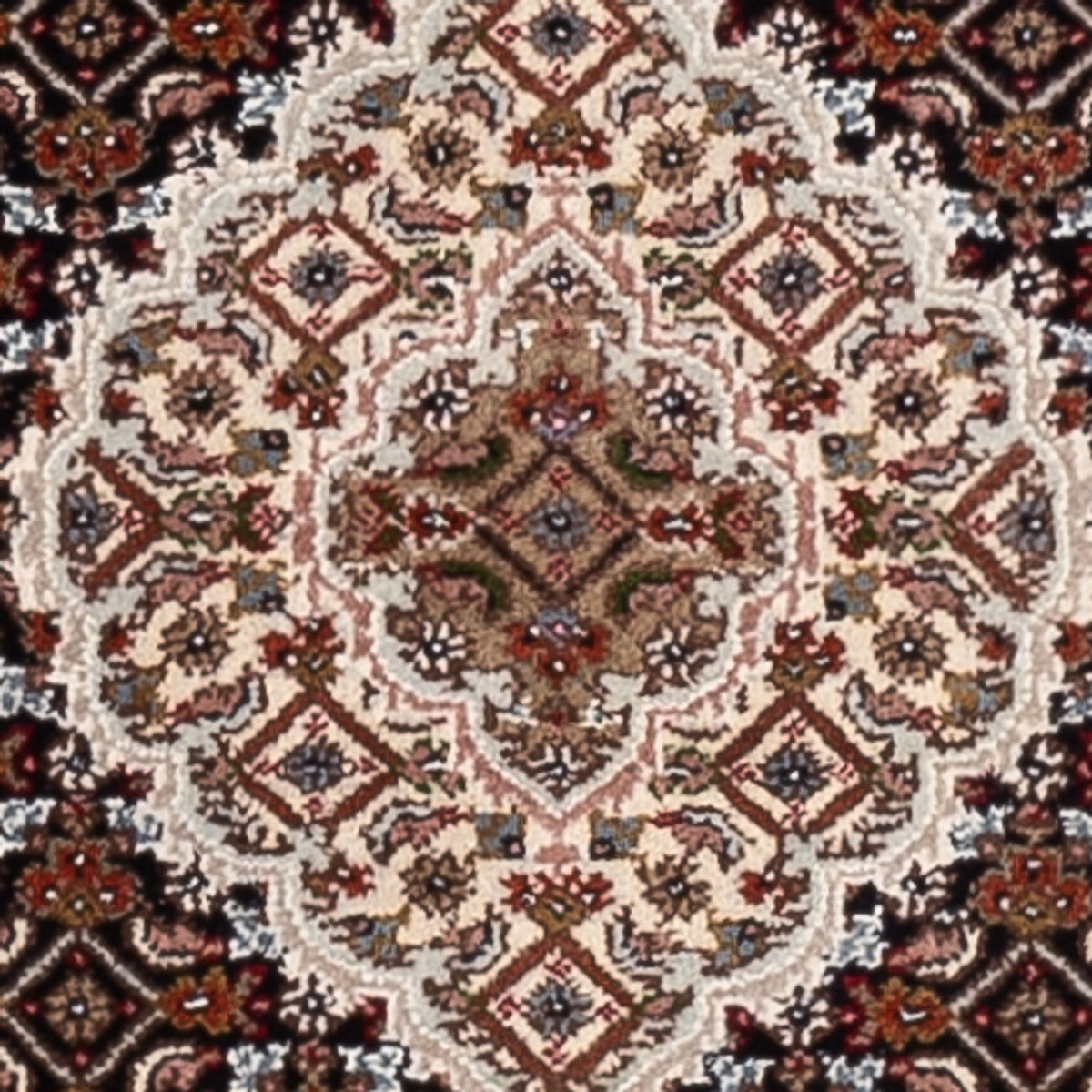 Runner Oriental Rug - Tabriz - 202 x 85 cm - dark beige