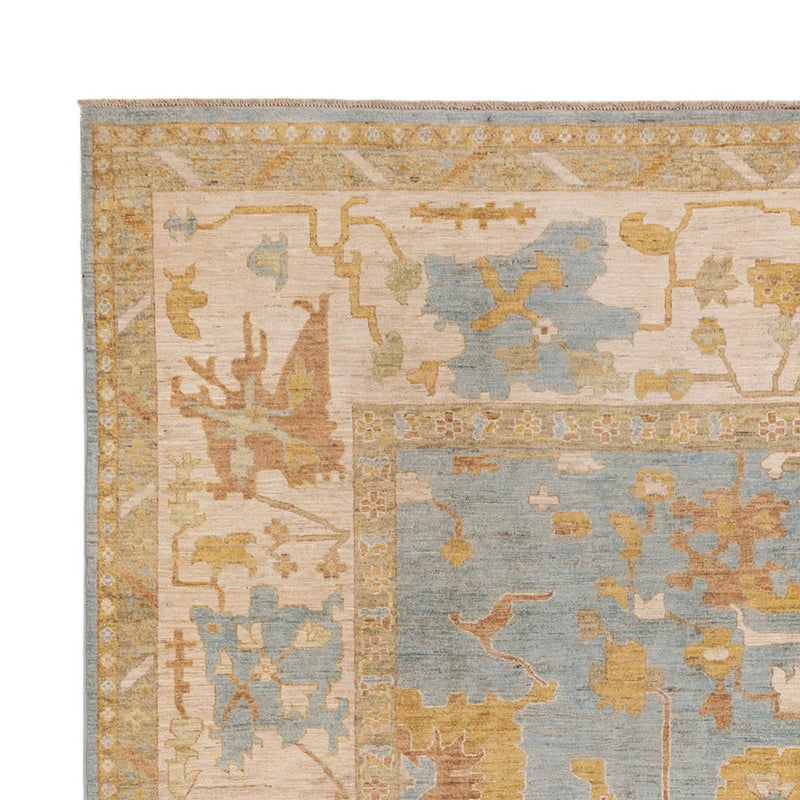 Ziegler Rug - Usak - 306 x 245 cm - turquoise