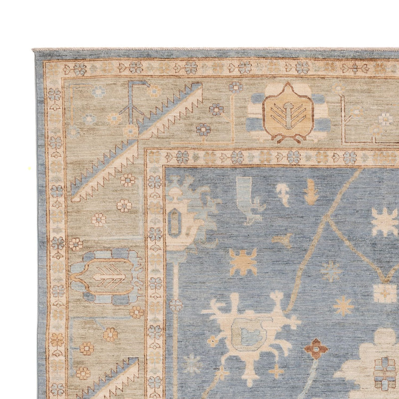 Ziegler Rug - Usak - 347 x 241 cm - turquoise