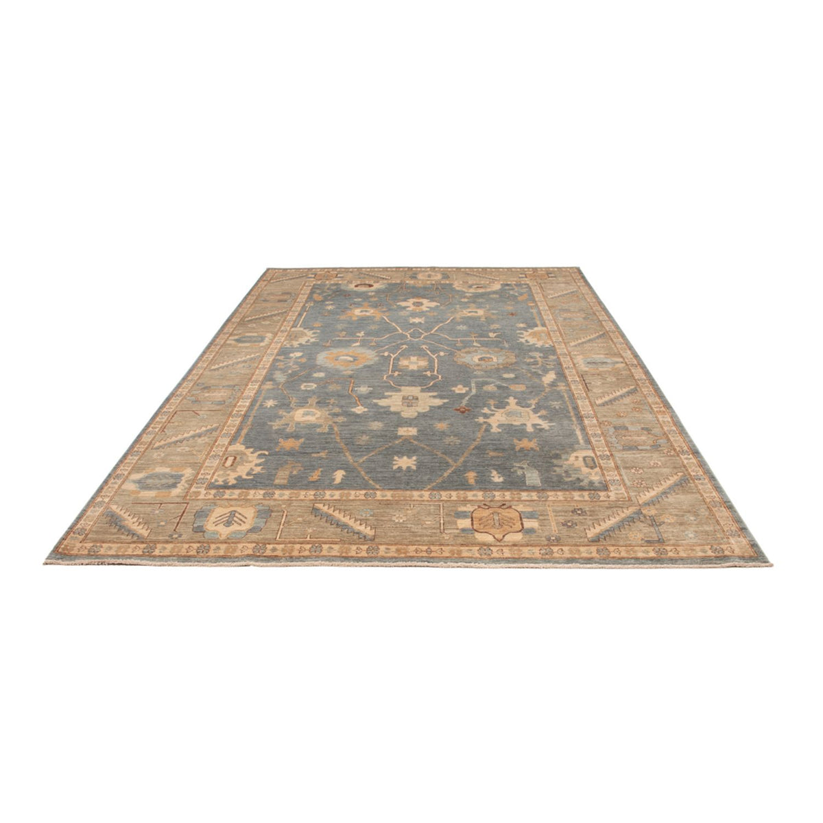 Ziegler Rug - Usak - 347 x 241 cm - turquoise