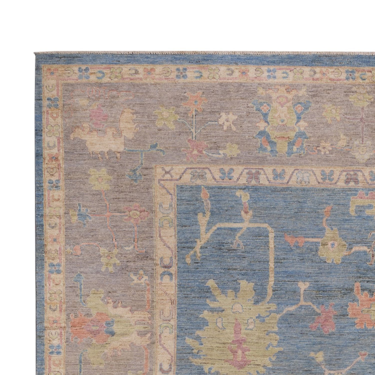 Ziegler Rug - Usak - 352 x 247 cm - blue