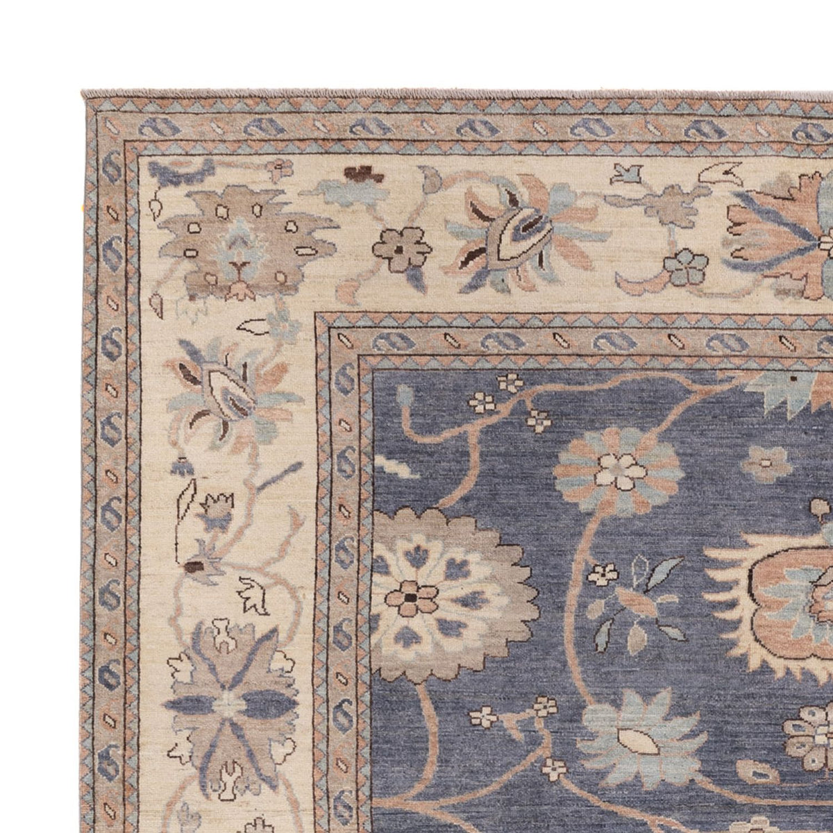 Ziegler Rug - Usak - 298 x 249 cm - sea blue