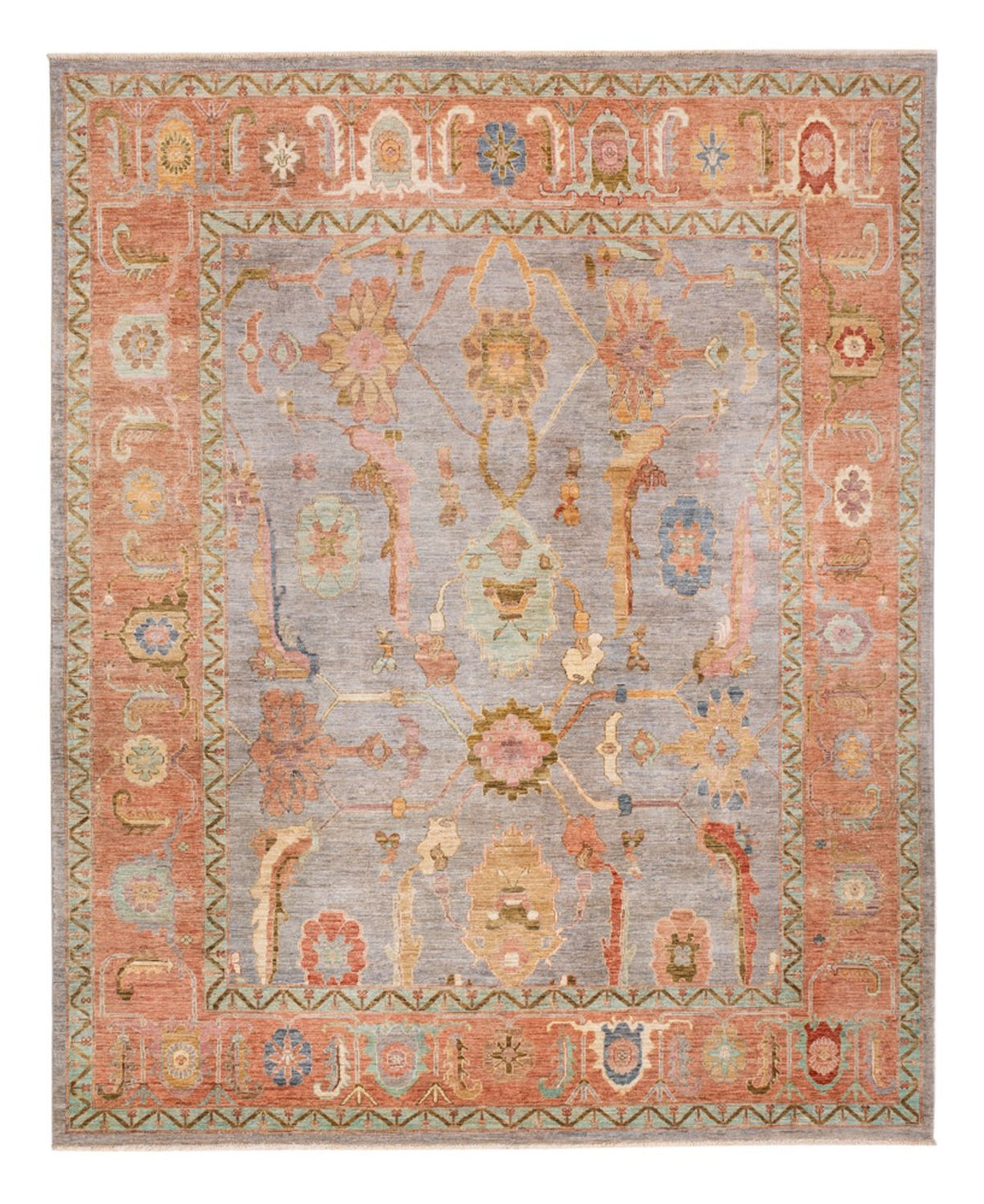 Ziegler Rug - Usak - 306 x 243 cm - light blue