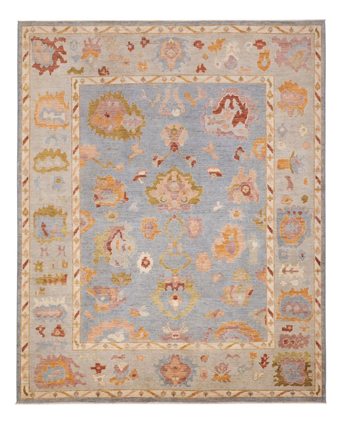 Ziegler Rug - Usak - 306 x 245 cm - light blue