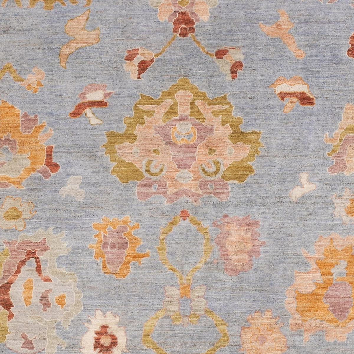 Ziegler Rug - Usak - 306 x 245 cm - light blue