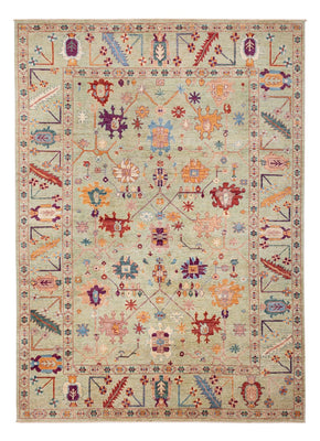 Ziegler Rug - Usak - 336 x 244 cm - light green